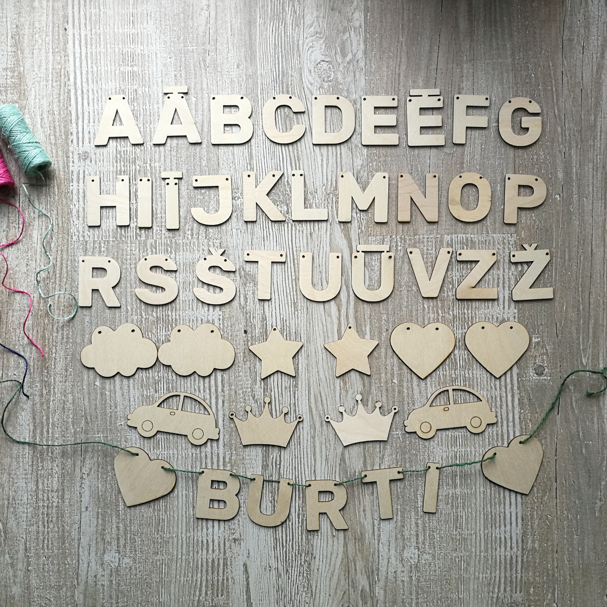 ALPHABET-SET – Buchstaben zum aneinanderhängen