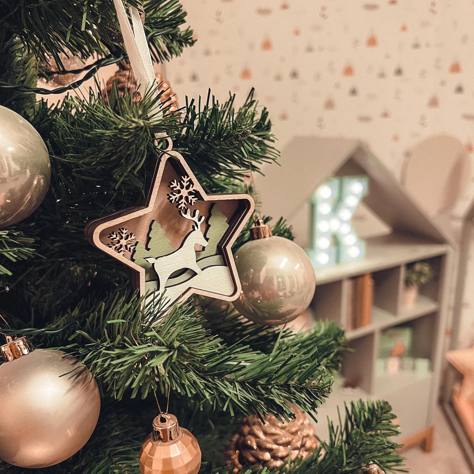 DIY CHRISTMAS 3D STARS SET #1