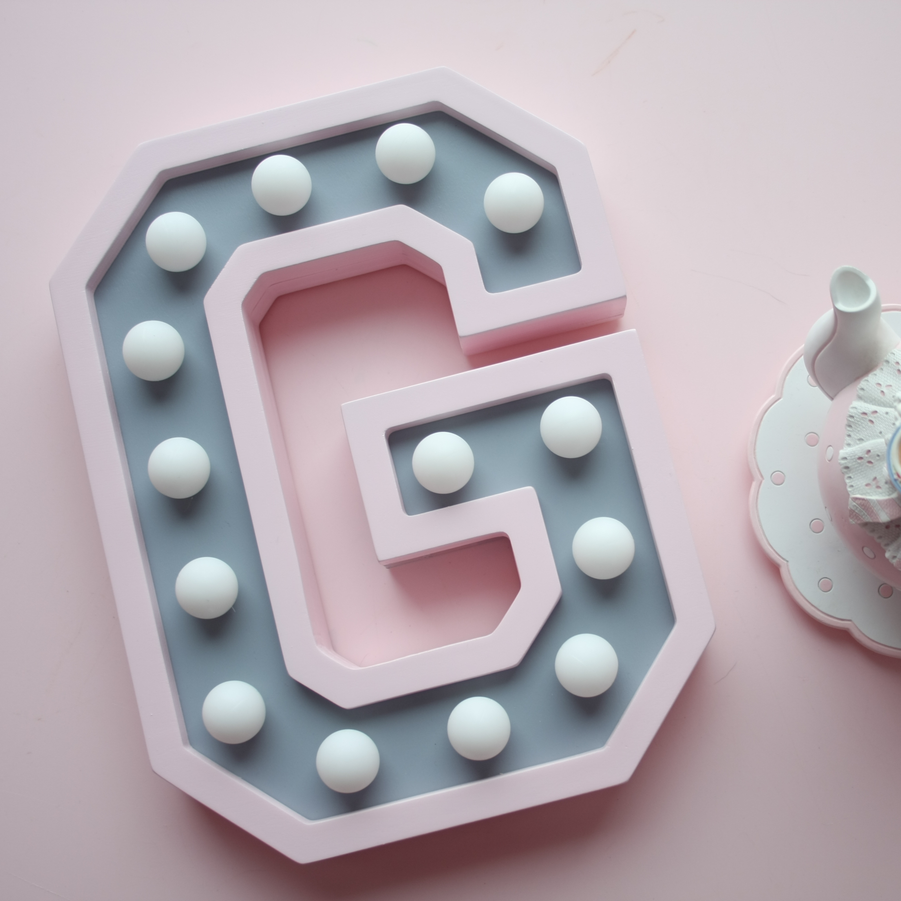 MARQUEE LETTERS - two colored