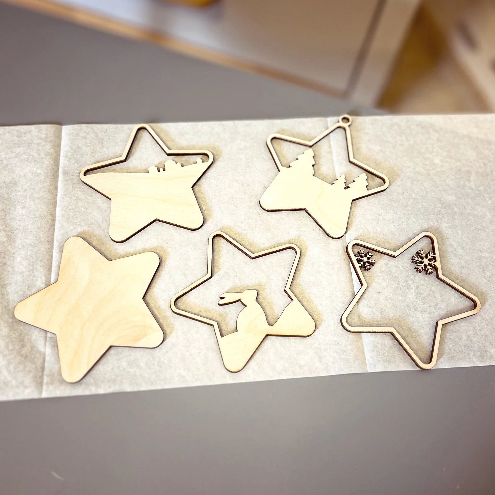 WEIHNACHTS-3D-STERNE-SET