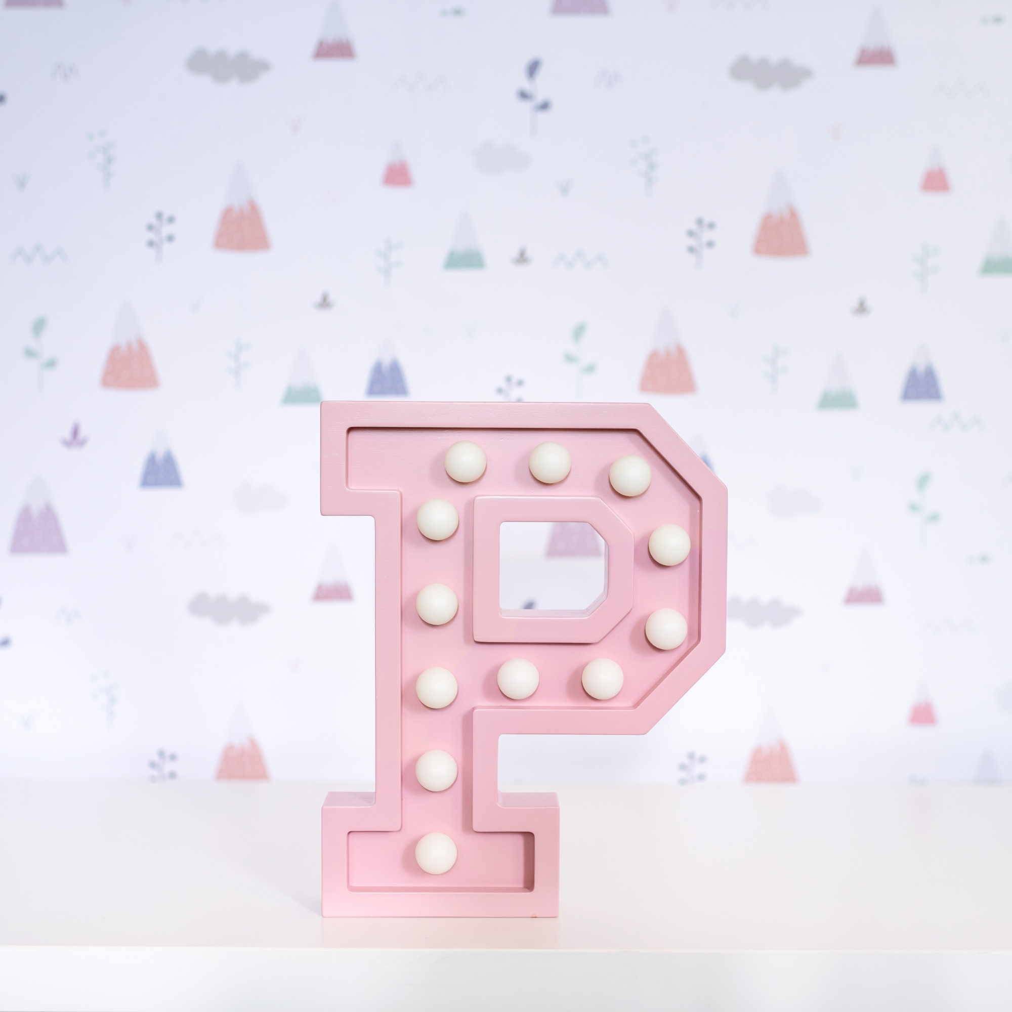 LEUCHTBUCHSTABEN - RAUCHPINK