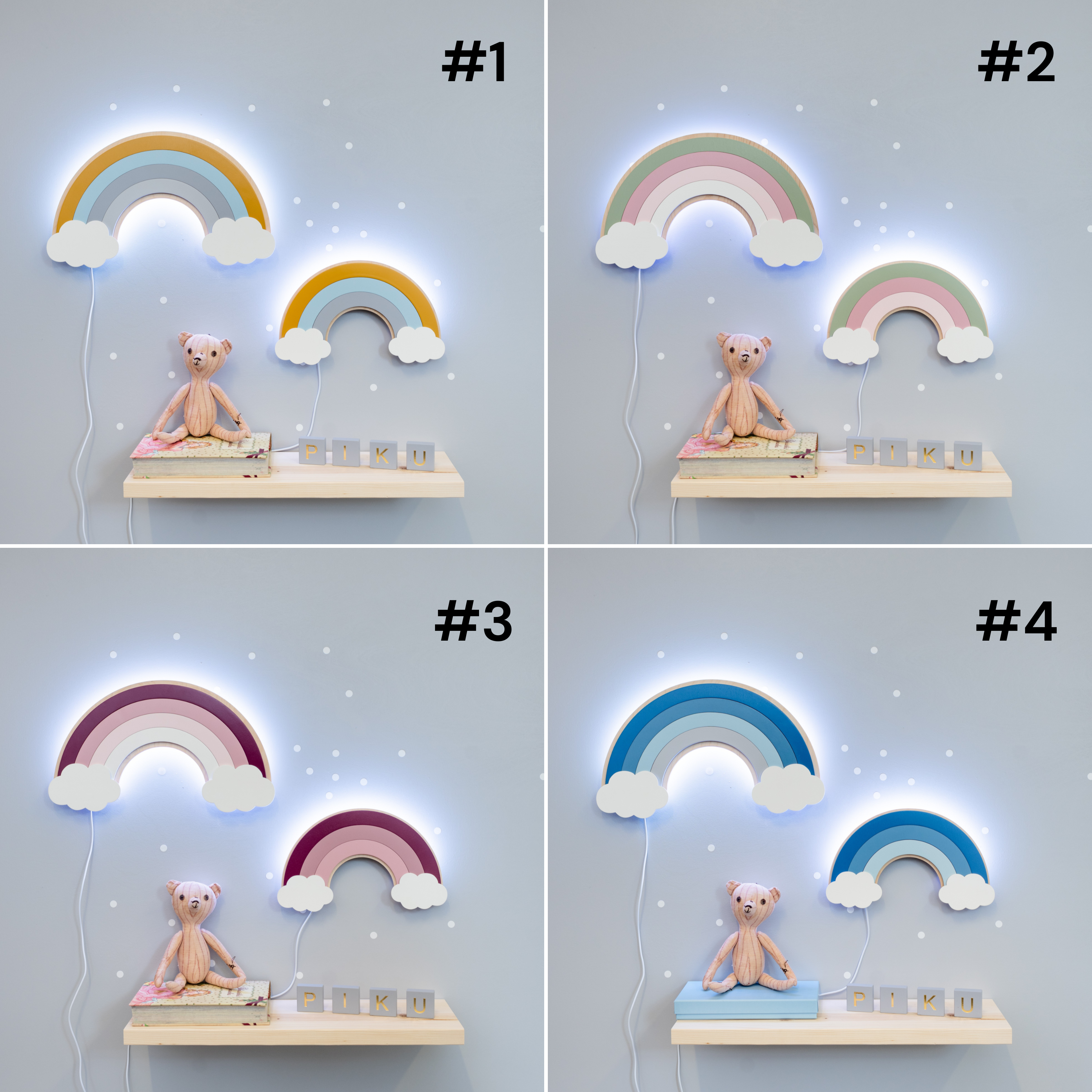 LEICHTES REGENBOGEN-SET