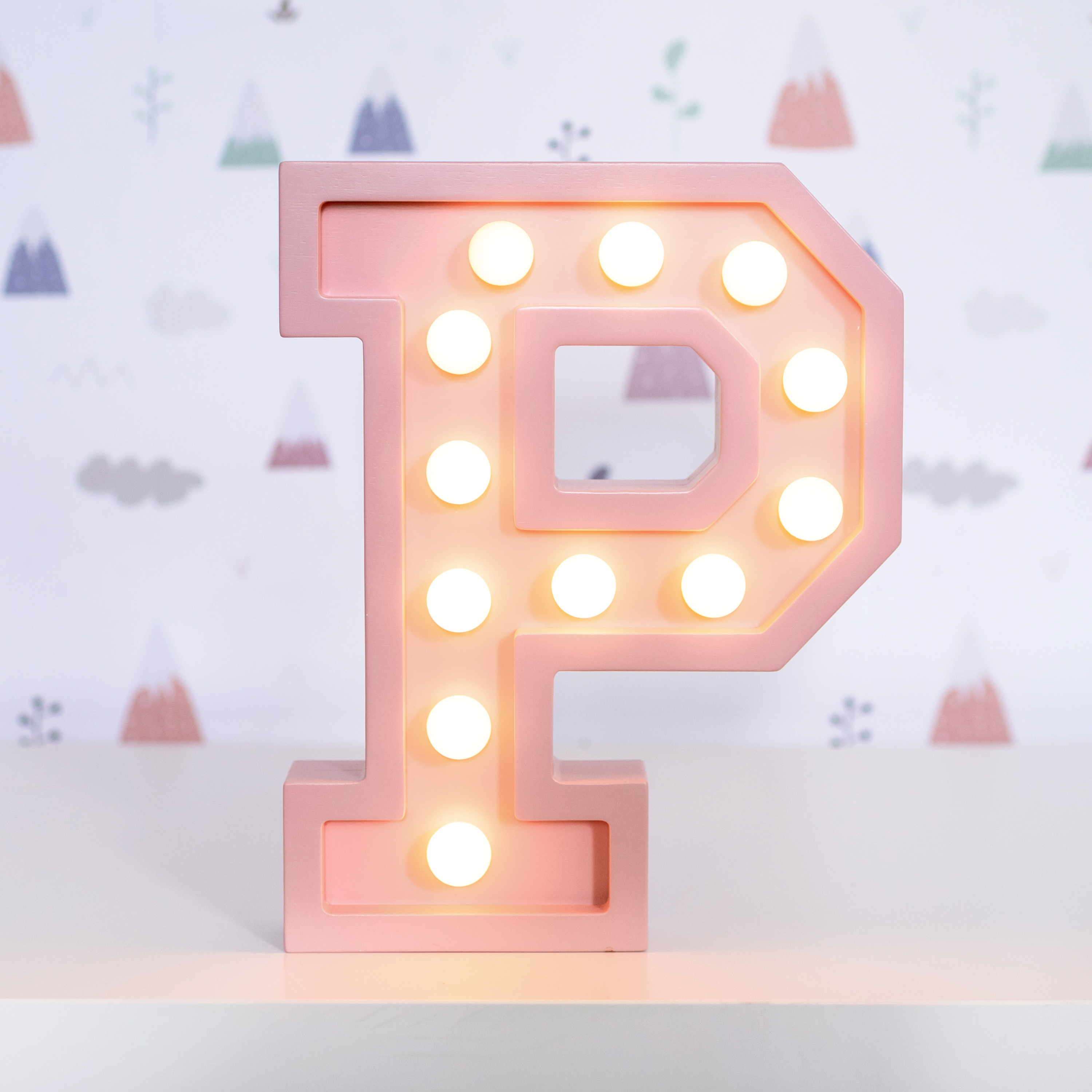 LEUCHTBUCHSTABEN - RAUCHPINK